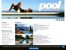 Tablet Screenshot of pool-magazin.com
